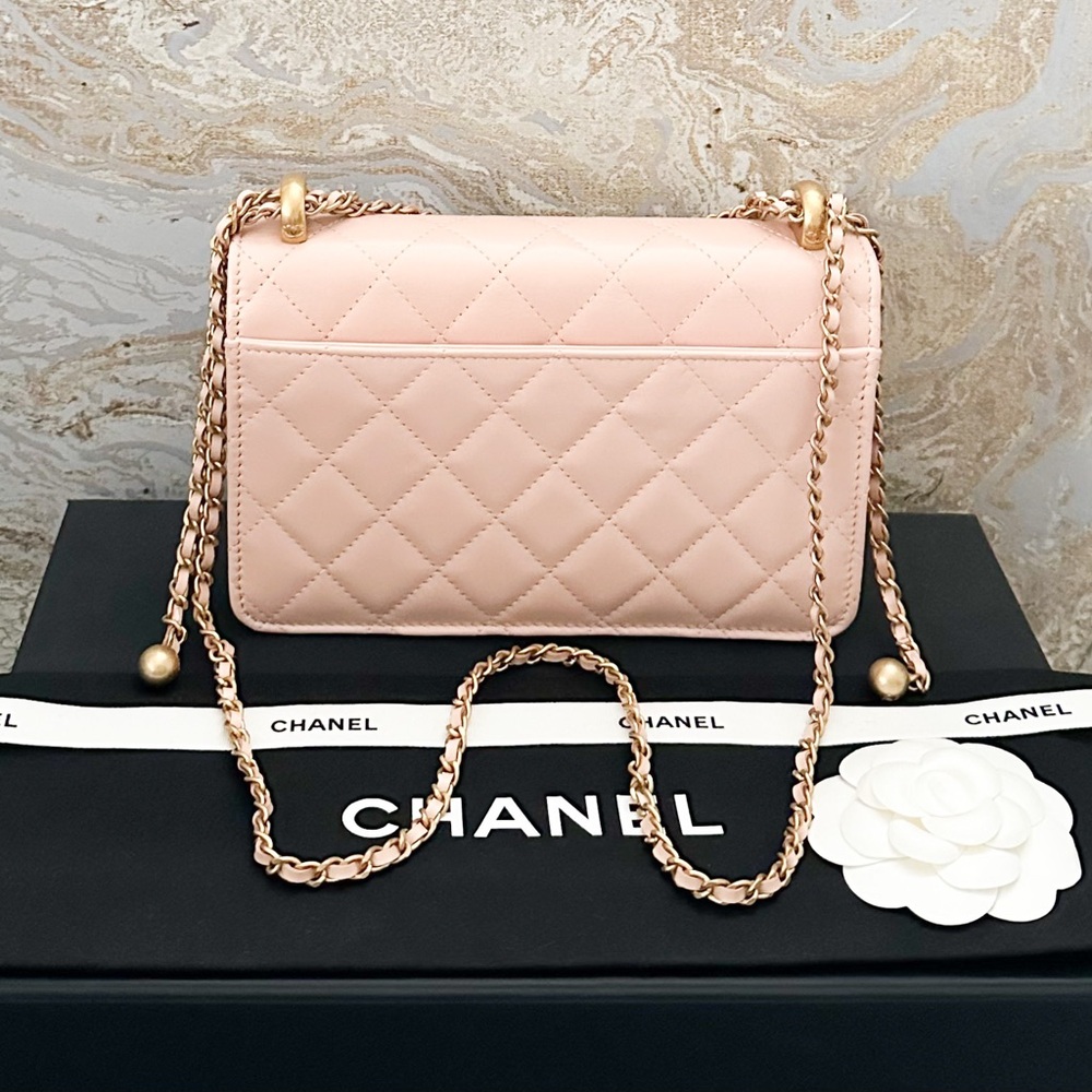 Chanel Calfskin Quilted Perfect Fit Wallet On Chain Crossbody Bag - Picture 4 of 14